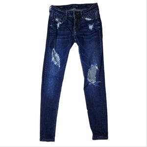 Vigoss The Chelsea Skinny Midrise Jeans Size 26x29 Blue